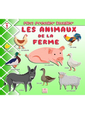 cover image of MON PREMIER IMAGIER LES ANIMAUX DE LA FERME